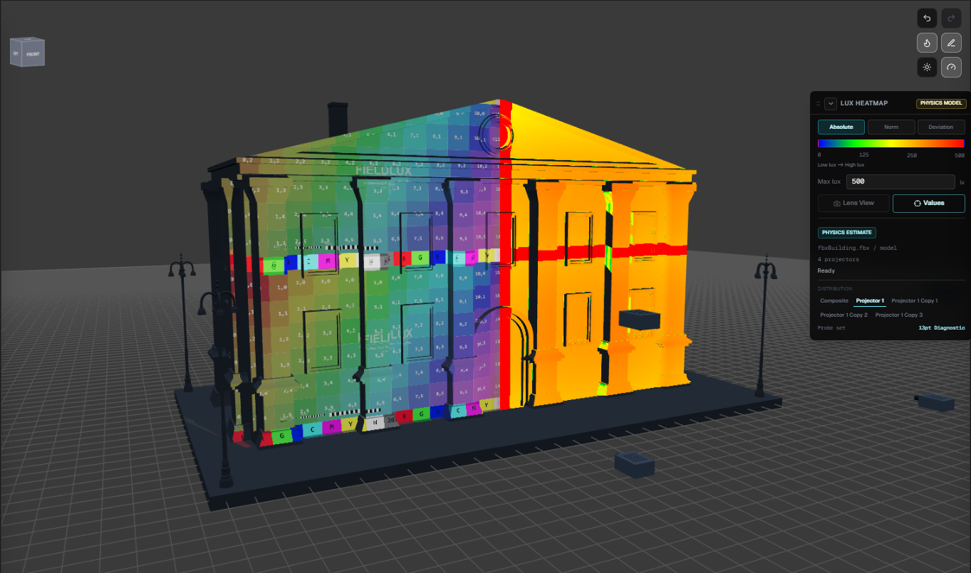 FieldLux heatmap workspace preview